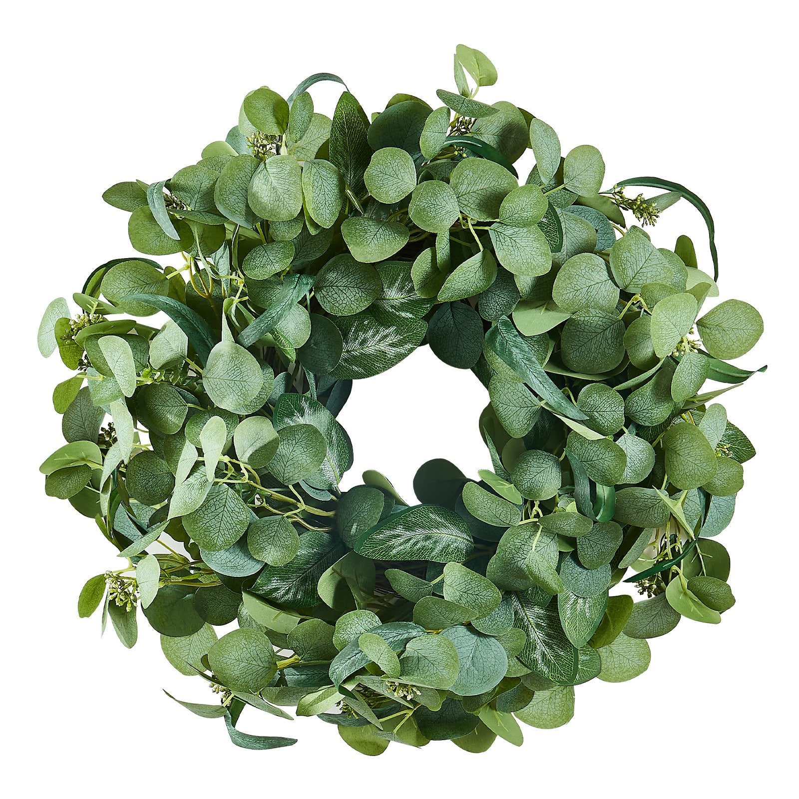 Decorative Wreath | 66cm Green Eucalyptus Leaves | Year-Round Home Decor