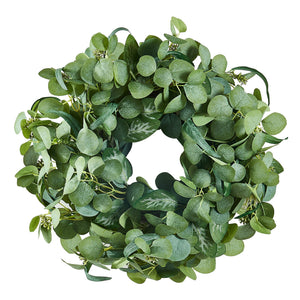 Decorative Wreath | 66cm Green Eucalyptus Leaves | Year-Round Home Decor