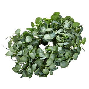 Decorative Wreath | 66cm Green Eucalyptus Leaves | Year-Round Home Decor