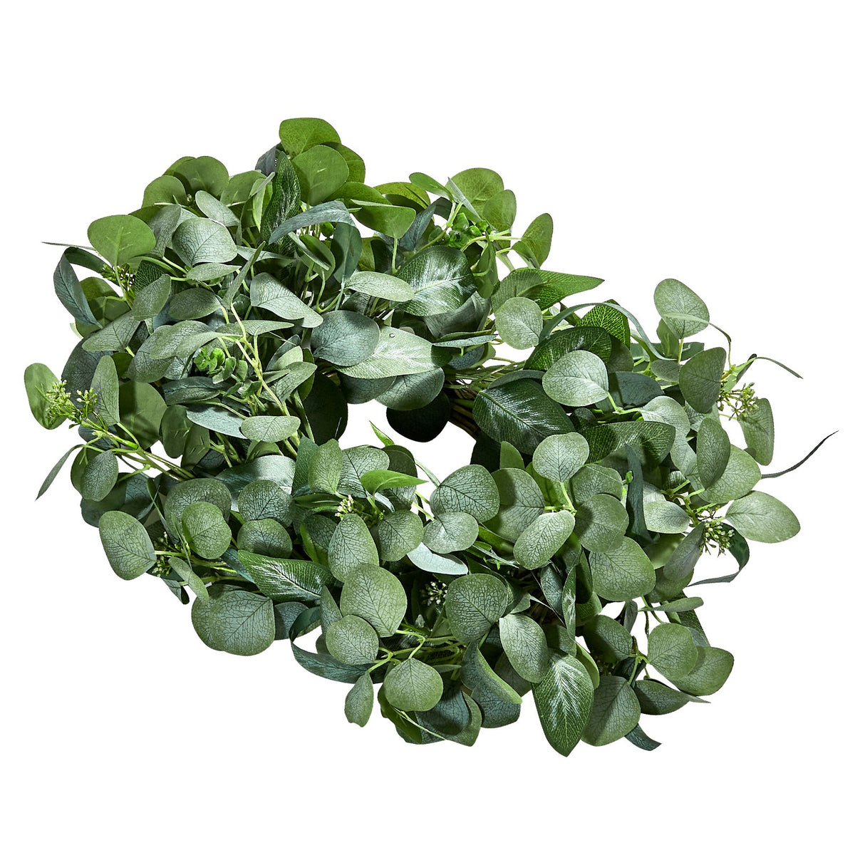 Decorative Wreath | 66cm Green Eucalyptus Leaves | Year-Round Home Decor