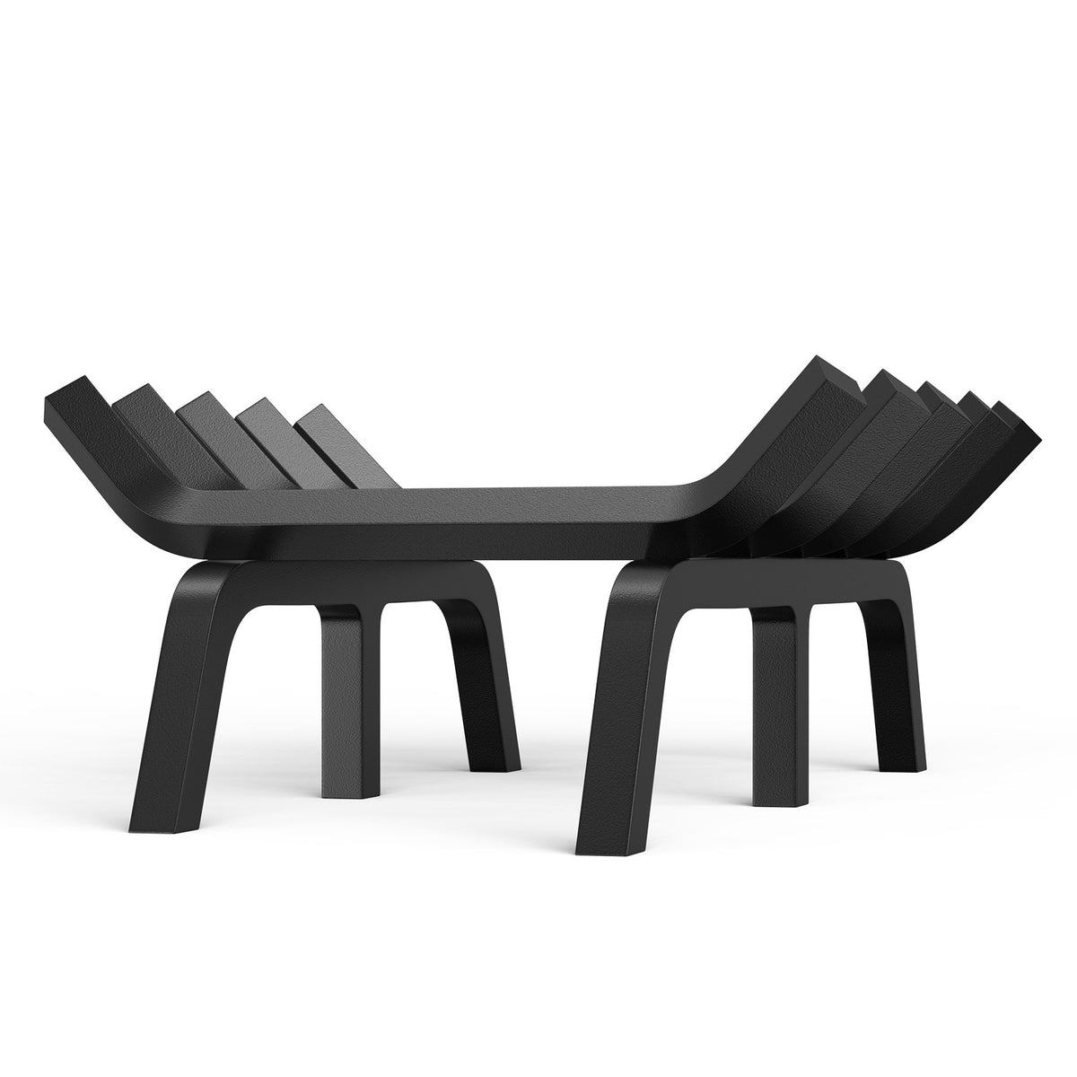 Fireplace Log Grate 533mm | Heavy Duty 6-Leg Steel Firewood Rack