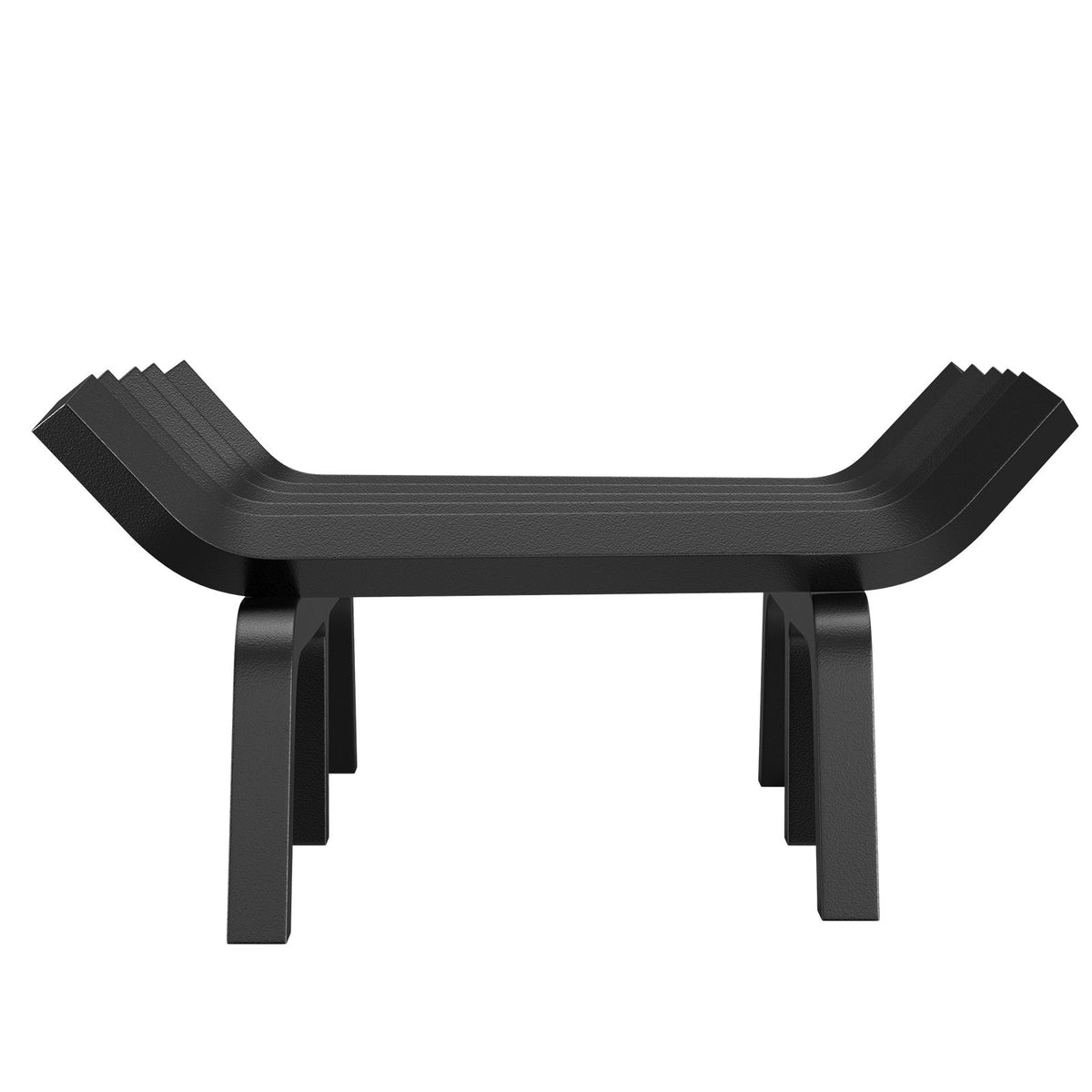 Fireplace Log Grate 533mm | Heavy Duty 6-Leg Steel Firewood Rack