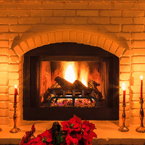 Fireplace Log Grate 609mm | Heavy Duty 6-Leg Steel Firewood Rack