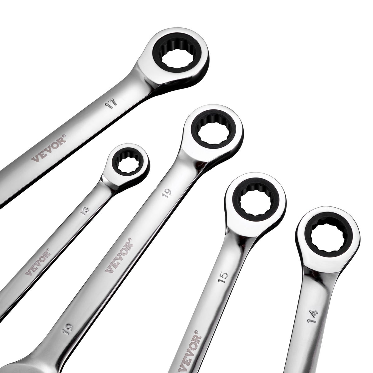 Combination Wrench Set | 8-Piece Metric 8–19mm with Organizer Rack