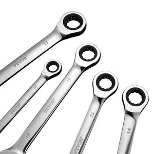 Combination Wrench Set | 8-Piece Metric 8–19mm with Organizer Rack