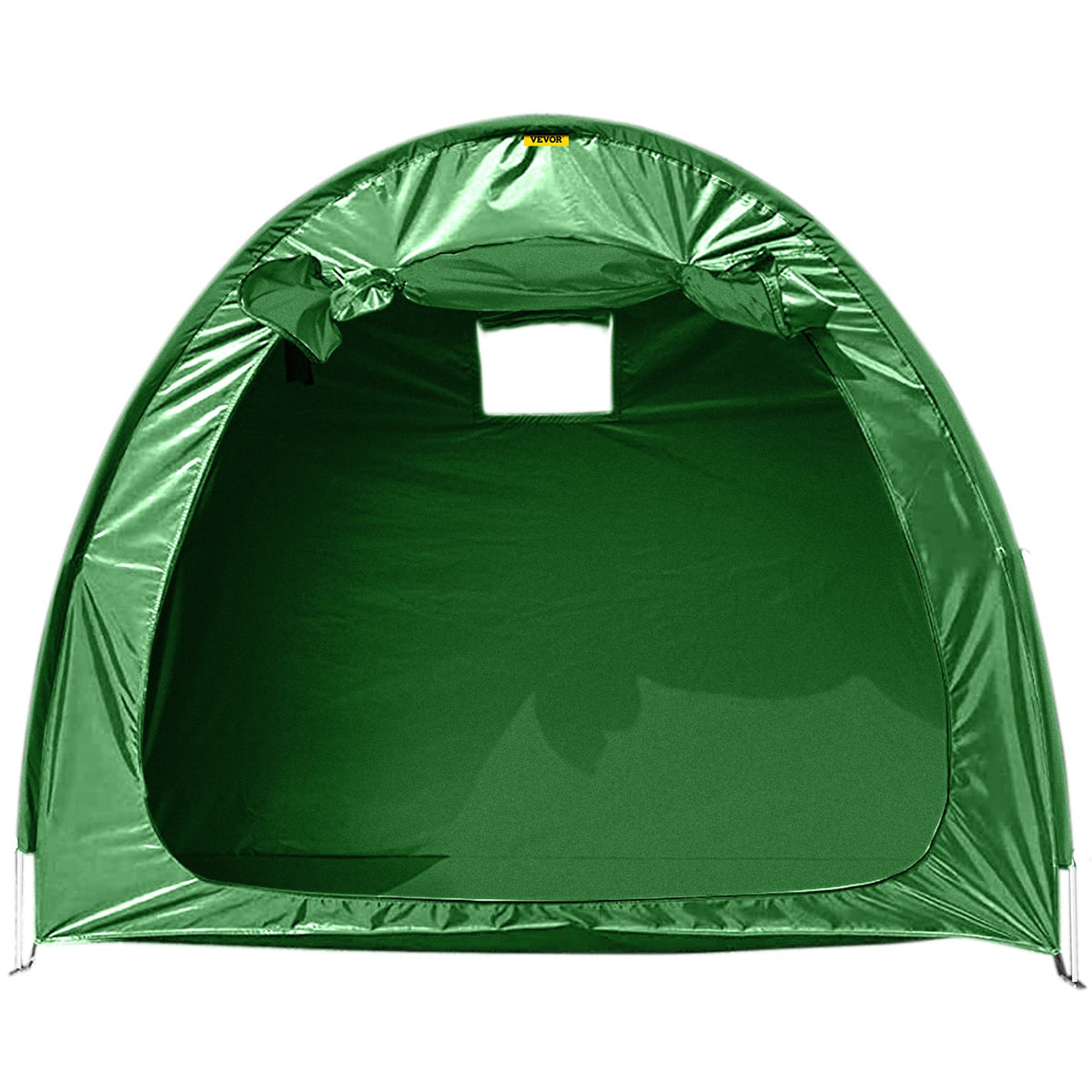 Bike Cover Storage Tent | 420D Oxford Fabric | Holds 4 Bikes | Waterproof Outdoor Bicycle Storage Shed with Carry Bag | Green