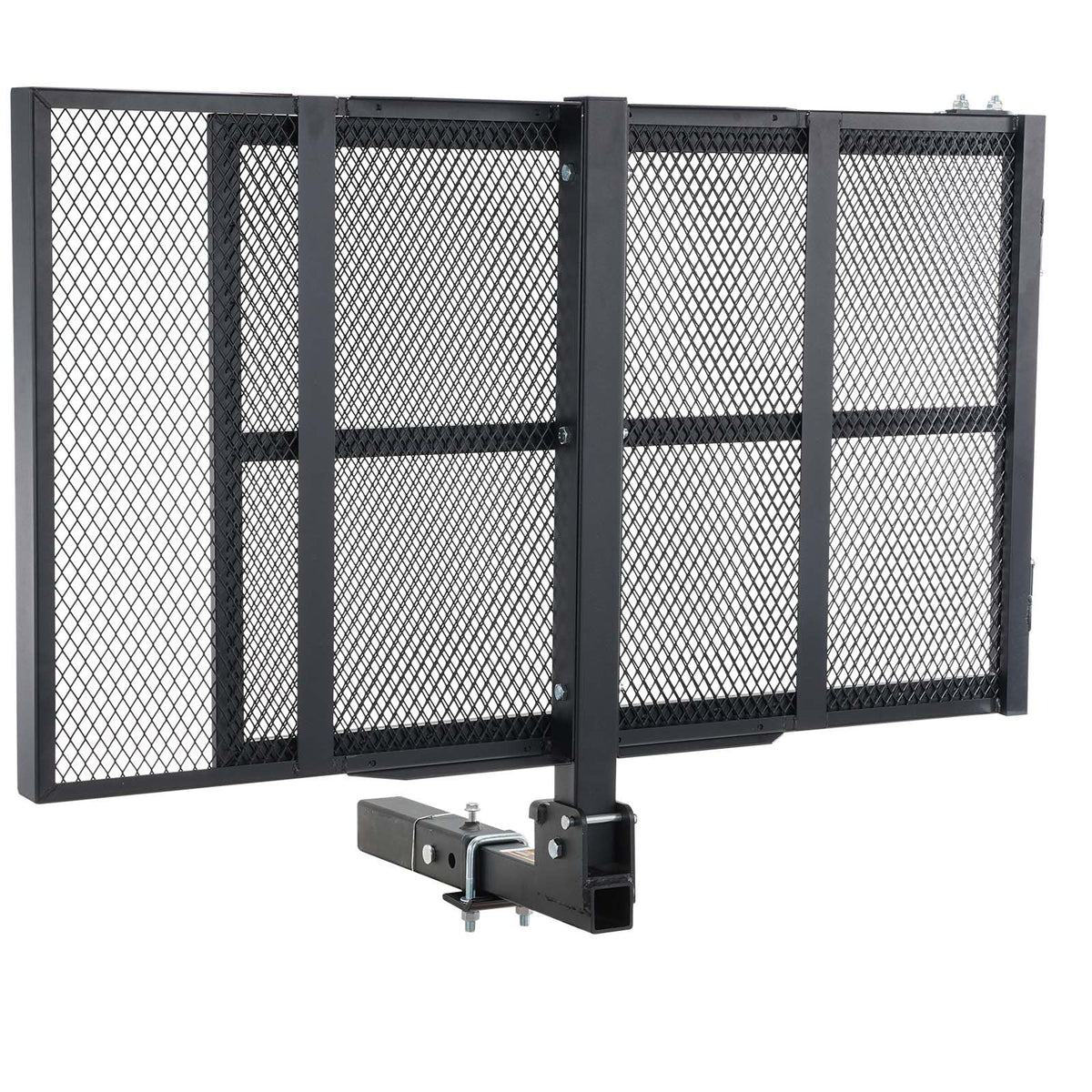 Hitch Mount Wheelchair Carrier 45.3"x25.6" | 500lbs Capacity Mobility Scooter Rack with Folding Ramp | Fits 2" Hitch Receivers for SUV & Van