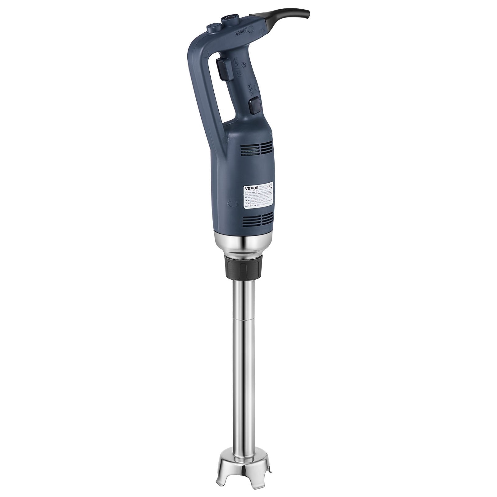 Commercial Immersion Blender 350W | Heavy Duty Hand Mixer for Soups & Sauces | Ergonomic Grip & Stainless Steel Shaft