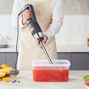 Commercial Immersion Blender 350W | Heavy Duty Hand Mixer for Soups & Sauces | Ergonomic Grip & Stainless Steel Shaft