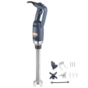 Commercial Immersion Blender 350W | Heavy Duty Hand Mixer for Soups & Sauces | Ergonomic Grip & Stainless Steel Shaft