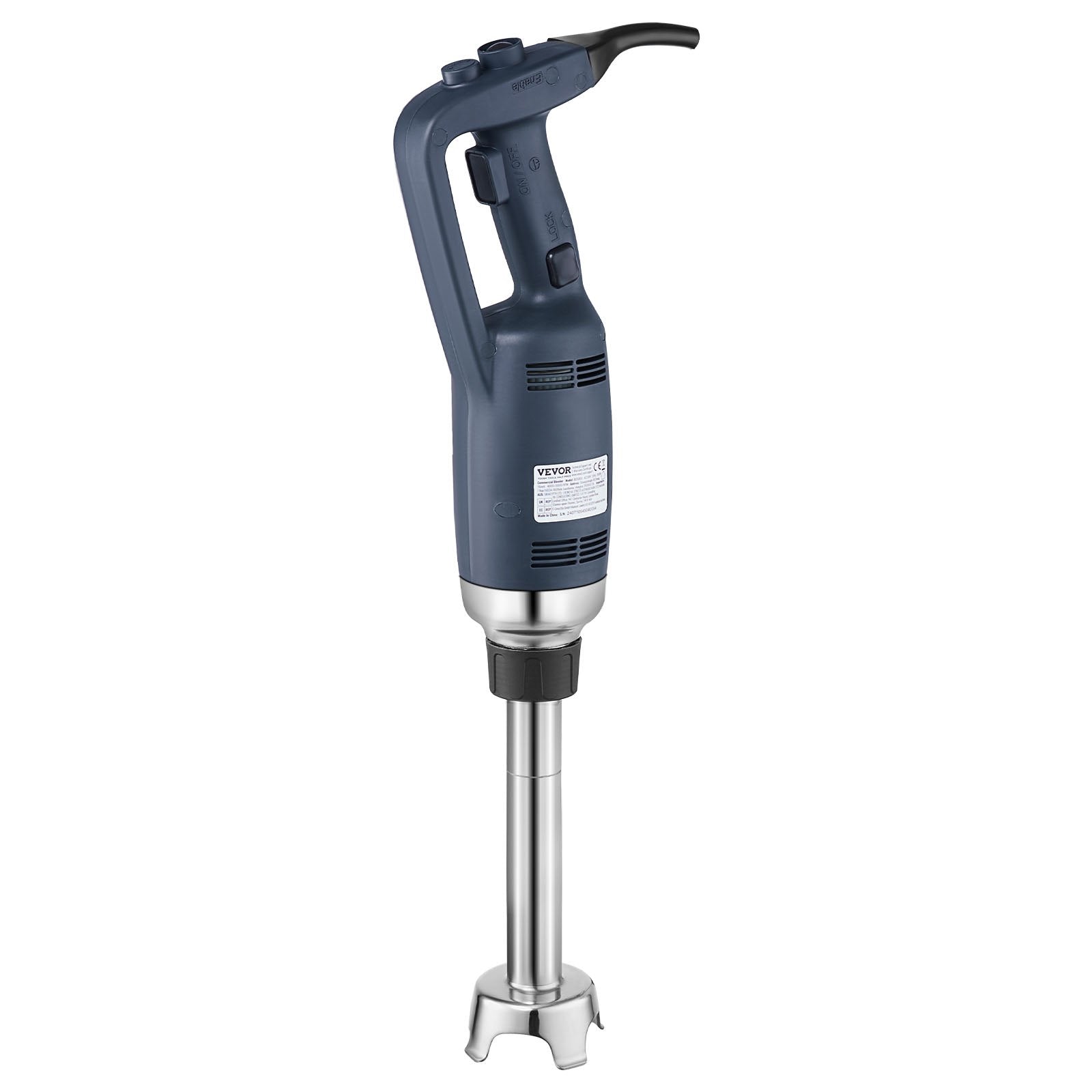 Commercial Immersion Blender 350W | Heavy Duty Hand Mixer for Soups & Sauces | Ergonomic Grip & Stainless Steel Shaft