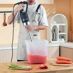 Commercial Immersion Blender 750W | Heavy Duty Variable Speed Hand Mixer for Soups & Sauces