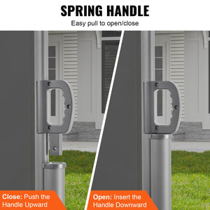 Retractable Side Awning | 180x600cm Gray Aluminum Privacy Screen | Waterproof UV30+ Patio & Garden Divider
