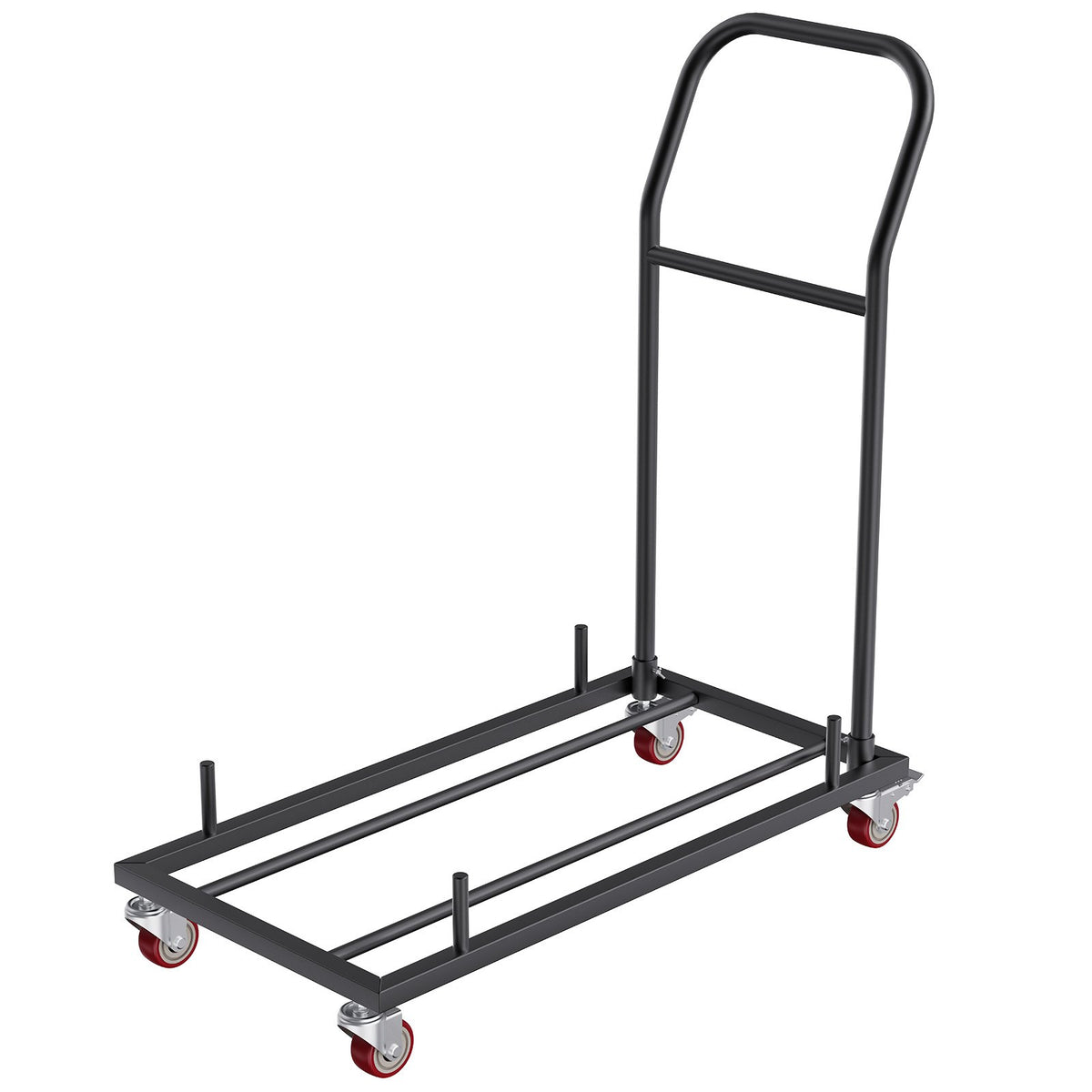 Folding Chair Dolly | Heavy Duty Rack for 12 Chairs | Iron Frame