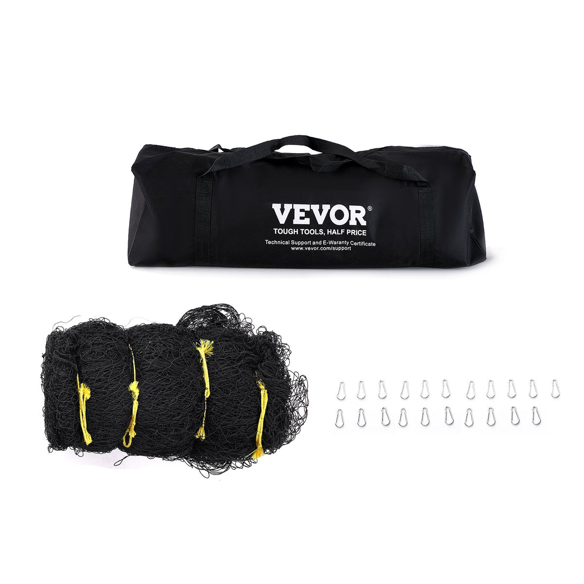 Baseball Batting Net | Professional Softball Baseball Hitting Training Net | Portable Practice Pitching Cage Net with Door & Carry Bag | Heavy Duty Enclosed PE Netting 2133cm | Net Only