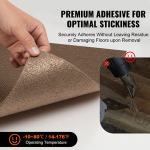 Peel & Stick Carpet Tiles 10 Pack | Self Adhesive Carpet Floor Squares | Soft Padded DIY Install | Indoor Outdoor Bedroom & Living Room | Dark Brown