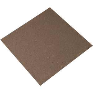 Peel & Stick Carpet Tiles 10 Pack | Self Adhesive Carpet Floor Squares | Soft Padded DIY Install | Indoor Outdoor Bedroom & Living Room | Dark Brown