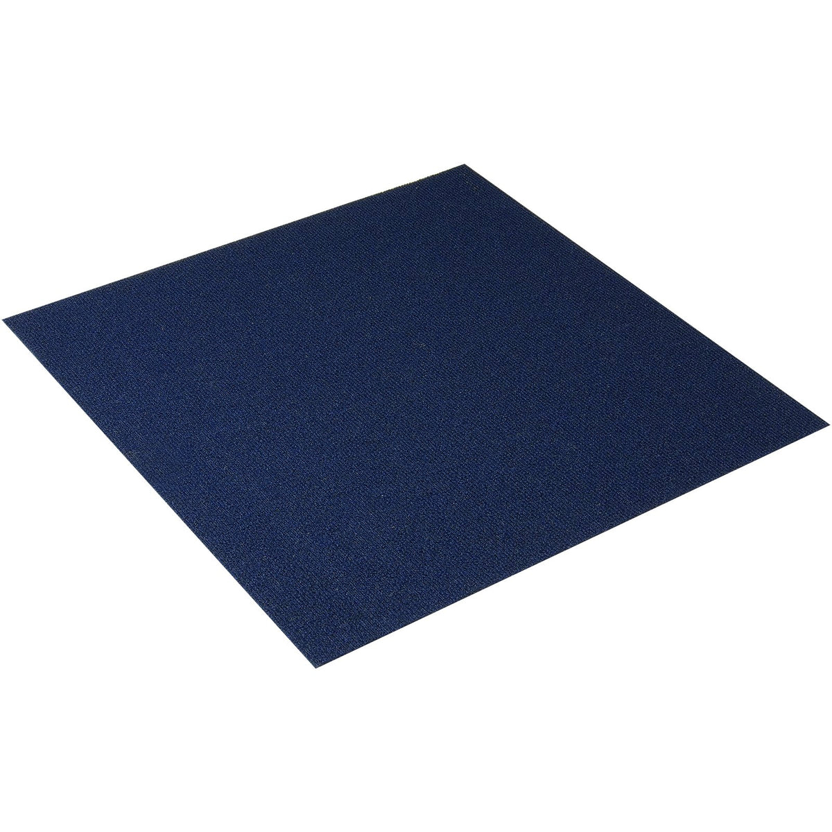 Peel & Stick Carpet Tiles | 15 Dark Blue Self-Adhesive Floor Squares | Soft & Easy Install