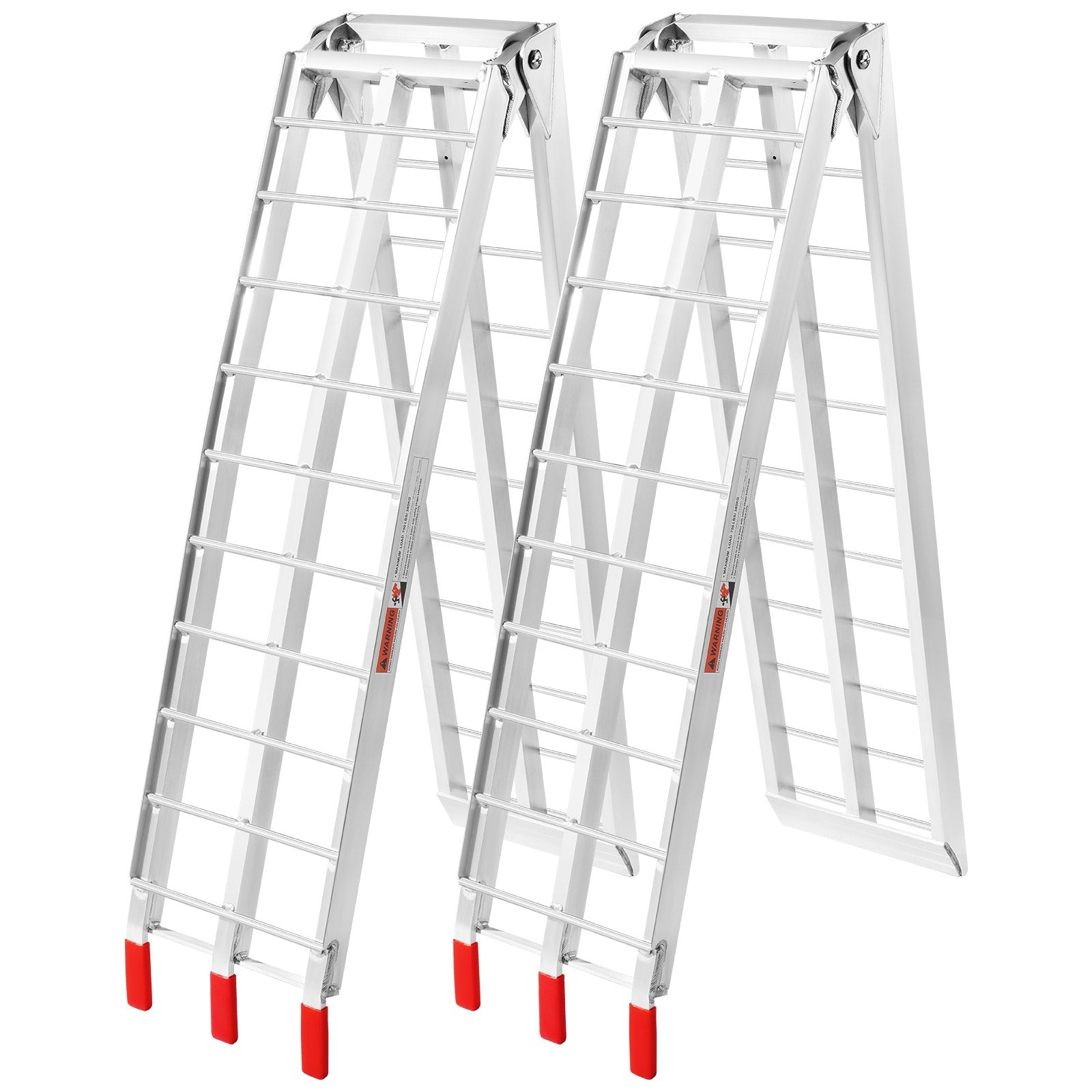 Aluminum Loading Ramps | 1500LBS Foldable Truck Bed Ramps | 2PCS