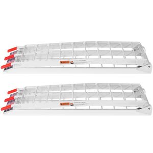 Aluminum Loading Ramps | 1500LBS Foldable Truck Bed Ramps | 2PCS