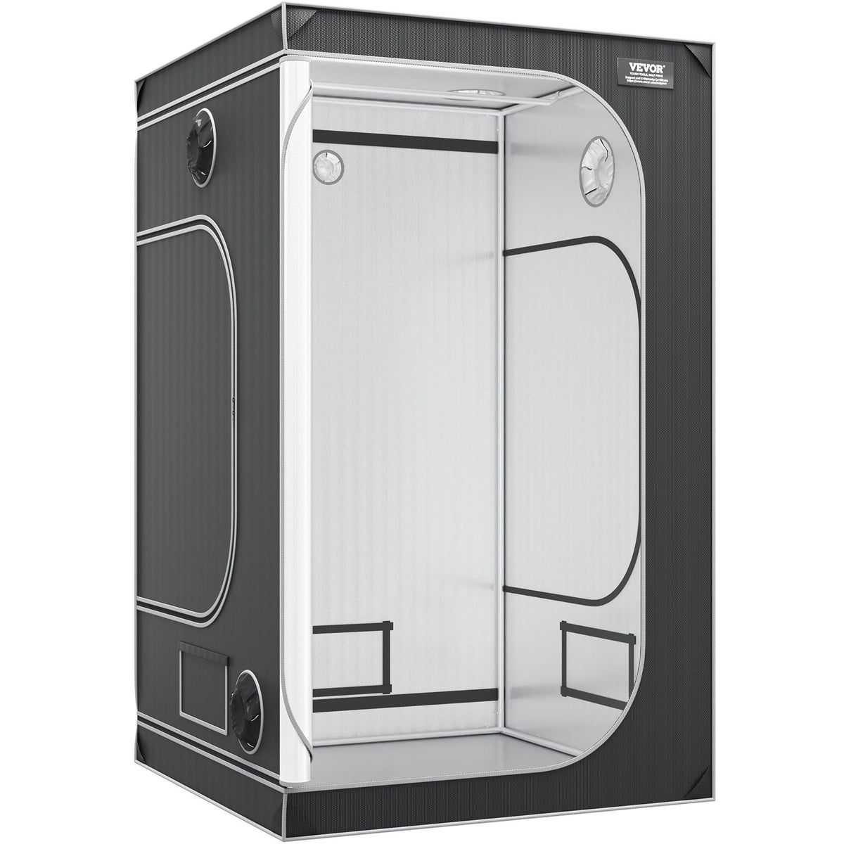 Grow Tent | 48"x48"x80" Indoor Hydroponic Growing Tent with Window, Door & Tray