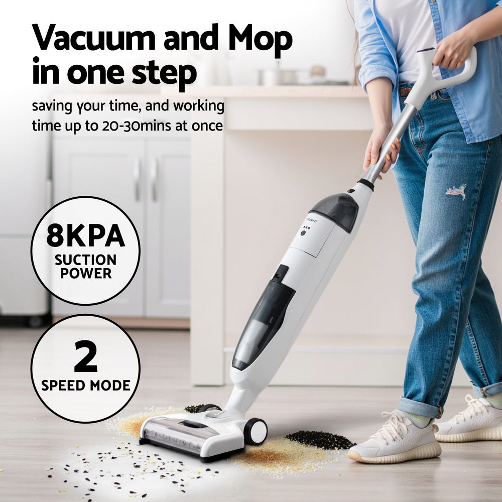 Devanti Stick Vacuum Cleaner | Wet Dry | 200W Power