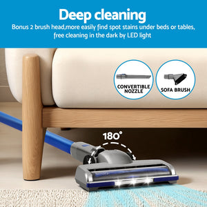 Devanti 300W Stick Vacuum Cleaner | Cordless | Self-Standing