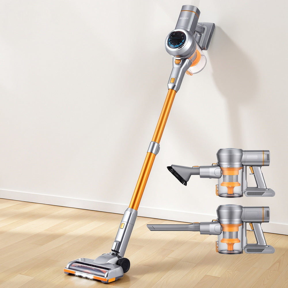Cordless Stick Vacuum | 300W | Self-Standing | Golden