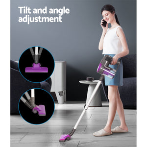 Stick Vacuum Cleaner | Bagless | Corded | 500W | Purple
