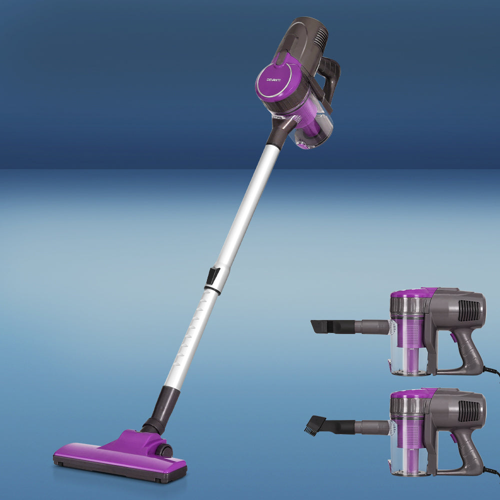 Stick Vacuum Cleaner | Bagless | Corded | 500W | Purple