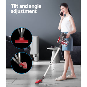 Stick Vacuum Cleaner | Bagless | Corded | 500W | Red