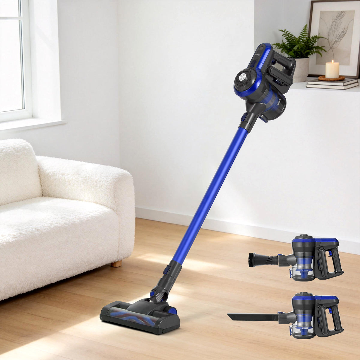 Handheld Vacuum Cleaner | Cordless | 250W Brushless Motor | Stick Design
