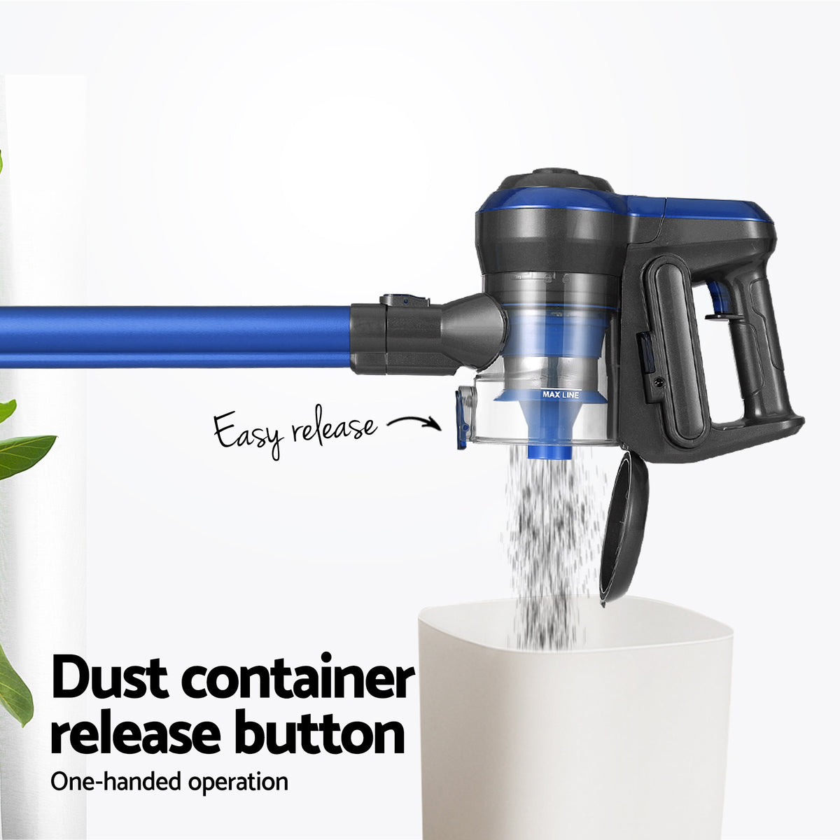 Handheld Vacuum Cleaner | Cordless | 250W Brushless Motor | Stick Design