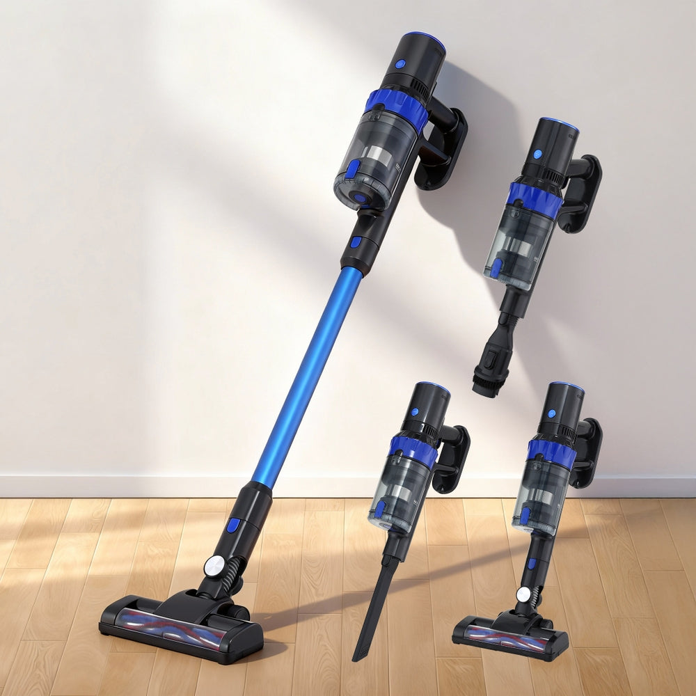 Cordless Stick Vacuum | Brushless Motor | 350W | Blue