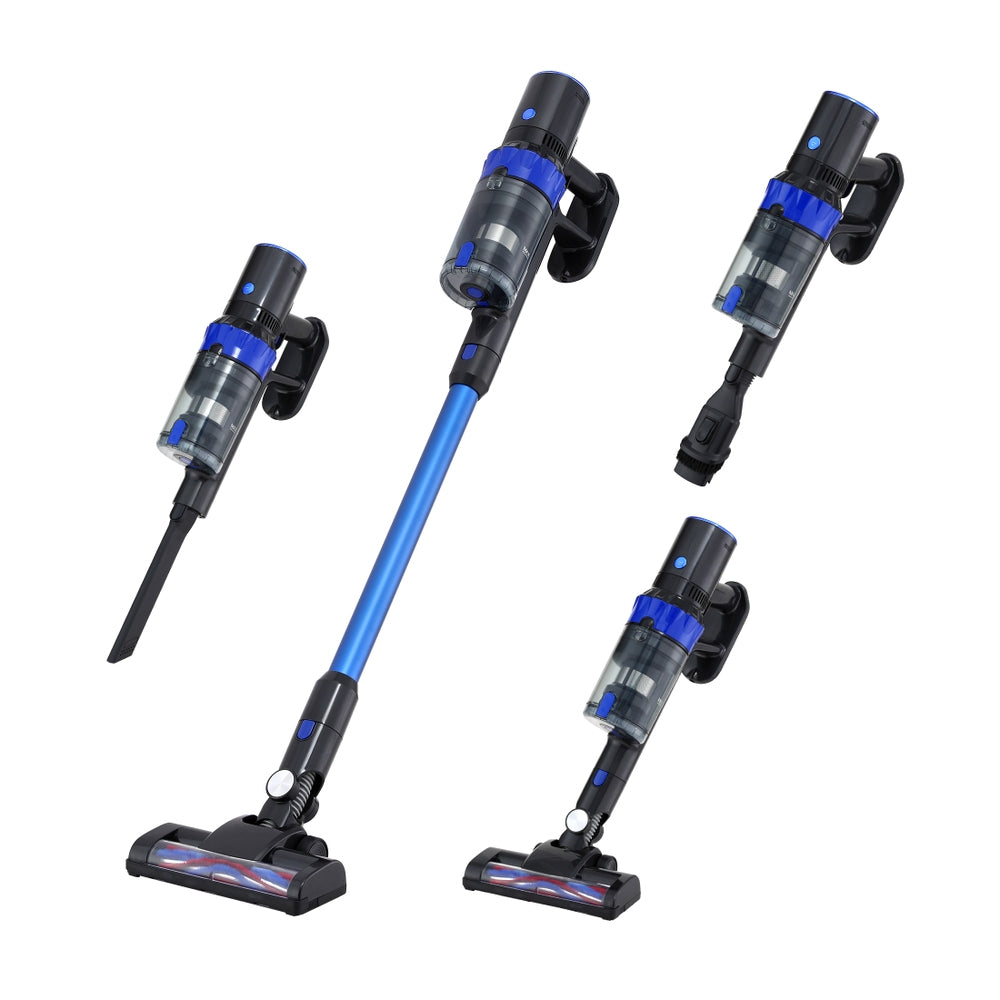 Cordless Stick Vacuum | Brushless Motor | 350W | Blue