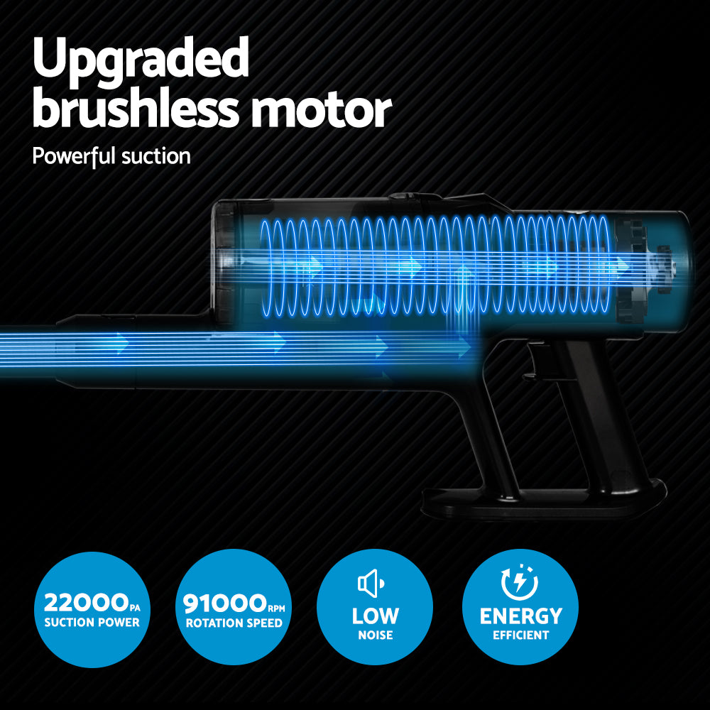 Stick Vacuum Cleaner | Mop Head | 350W | Grey