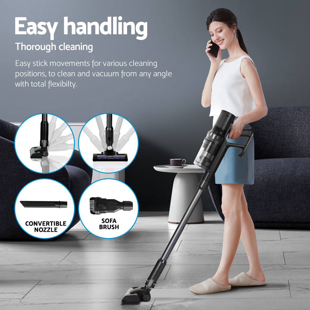 Stick Vacuum Cleaner | Mop Head | 350W | Grey