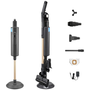 Cordless Vacuum Cleaner | Auto-Empty Dust Station | 18kPa | Grey