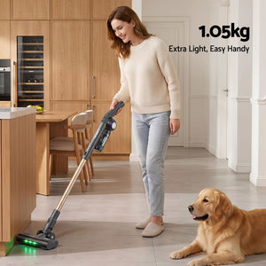 Cordless Vacuum Cleaner | Auto-Empty Dust Station | 18kPa | Grey