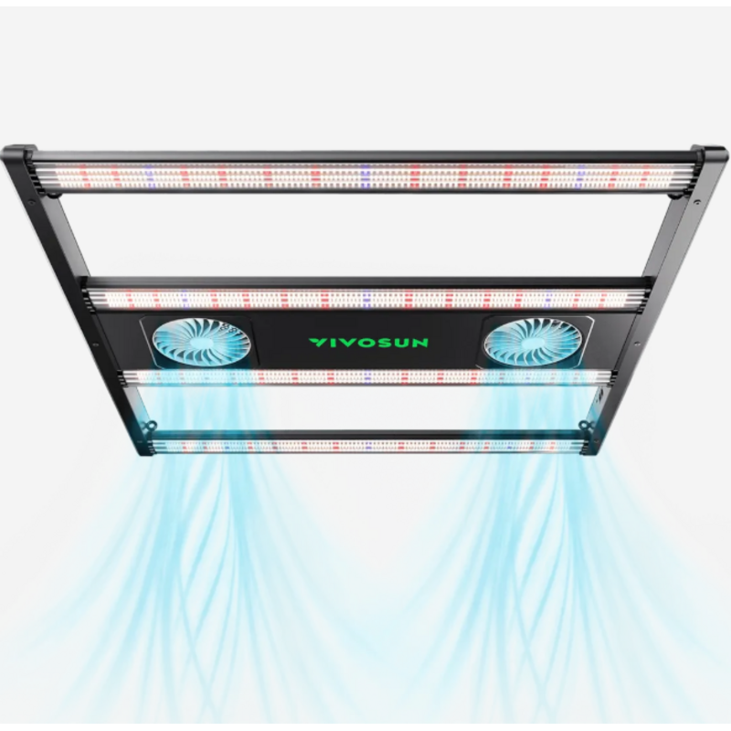 VIVOSUN AeroLight 350W LED Grow Light | Tunable Full Spectrum, Integrated Airflow & 3x3 ft Coverage