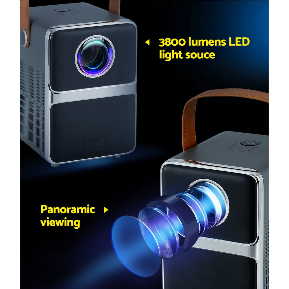 Portable Mini Video Projector | 4K WiFi | Home Theater | HDMI Support | 1080P