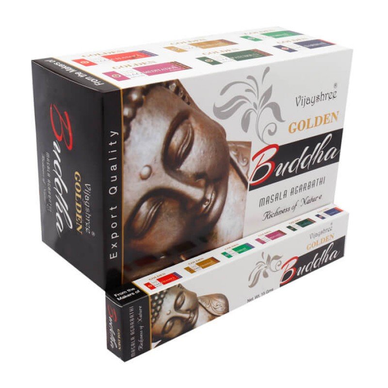 Vijayshree Golden Buddha Incense Sticks | 180 Grams