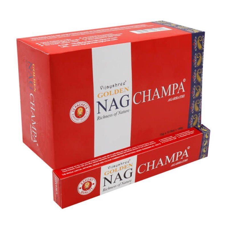 Vijayshree Golden Nag Champa Incense Sticks | 180 Grams