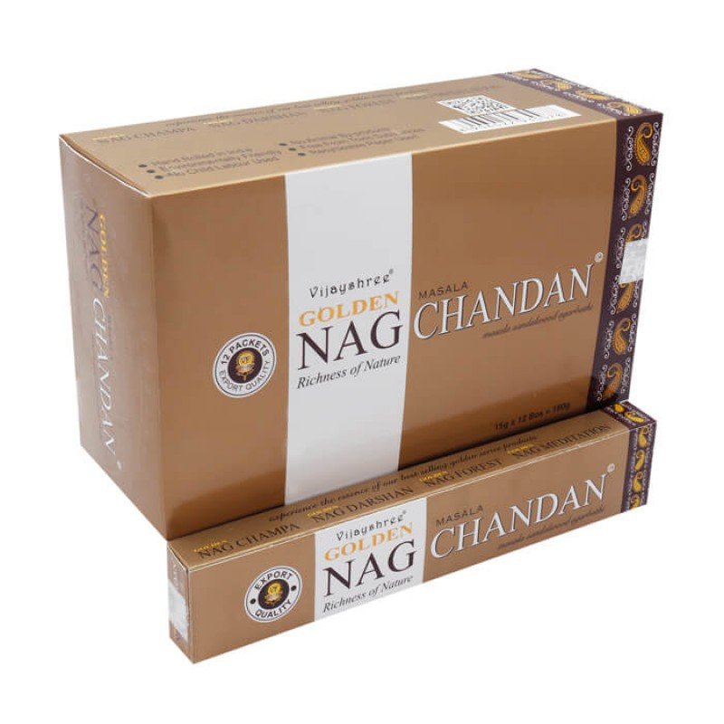Vijayshree Golden Nag Chandan Incense Sticks | 180 Grams