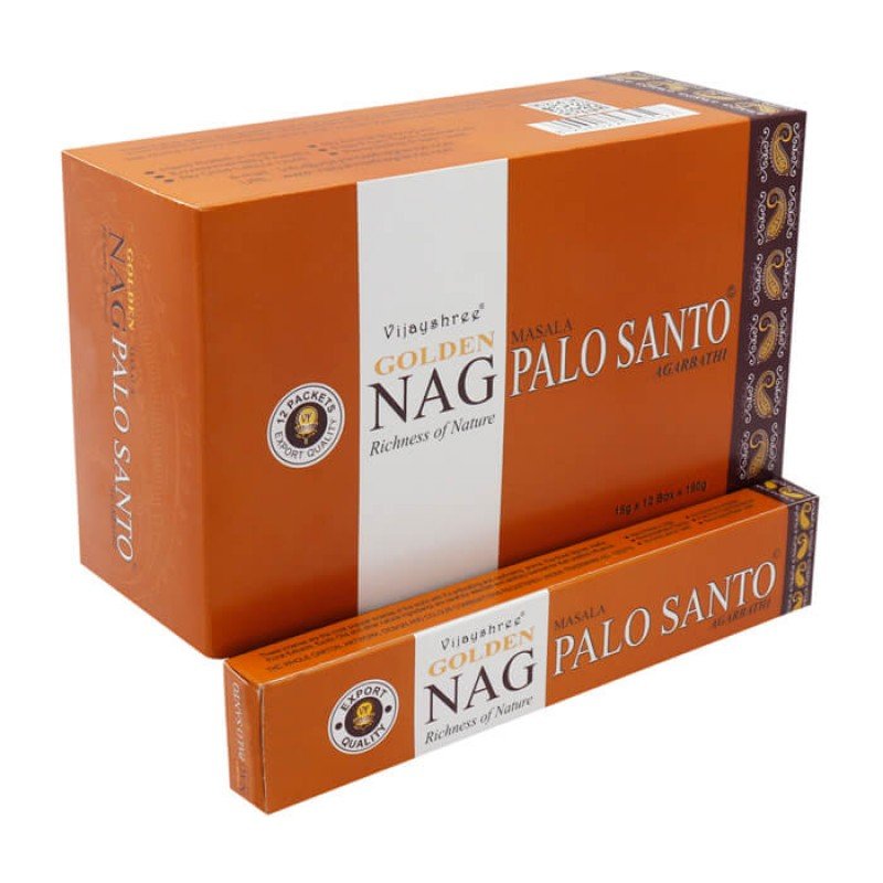 Vijayshree Golden Nag Palo Santo Incense Sticks | 180 Grams