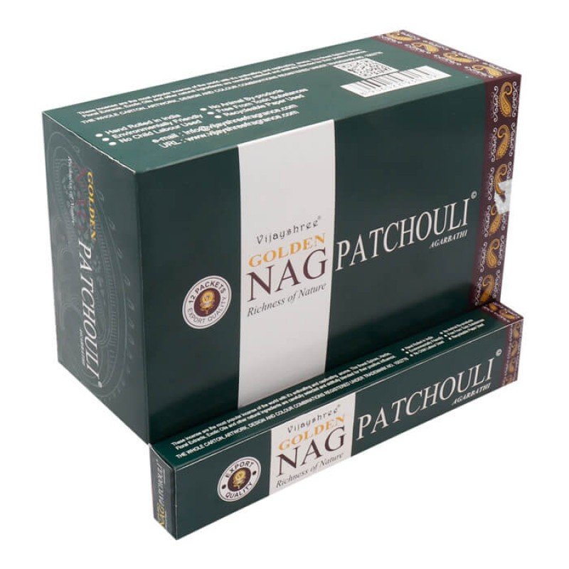 Vijayshree Golden Nag Patchouli Incense Sticks | 180 Grams
