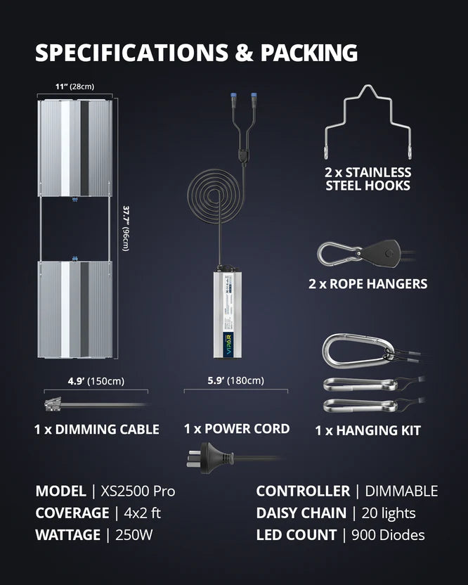 Viparspectra XS2500 PRO Led Grow Light