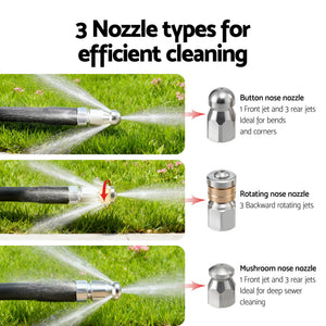 Pressure Washer Hose | 30m | 5800 PSI | 1/4" Quick Connect Extension