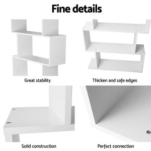 King Single Bed Frame | Built-In Bookshelf Headboard | Storage Style