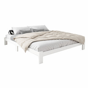 Artiss Bed Frame Queen Wooden Bed Base Frame Size Timber Mattress Platform